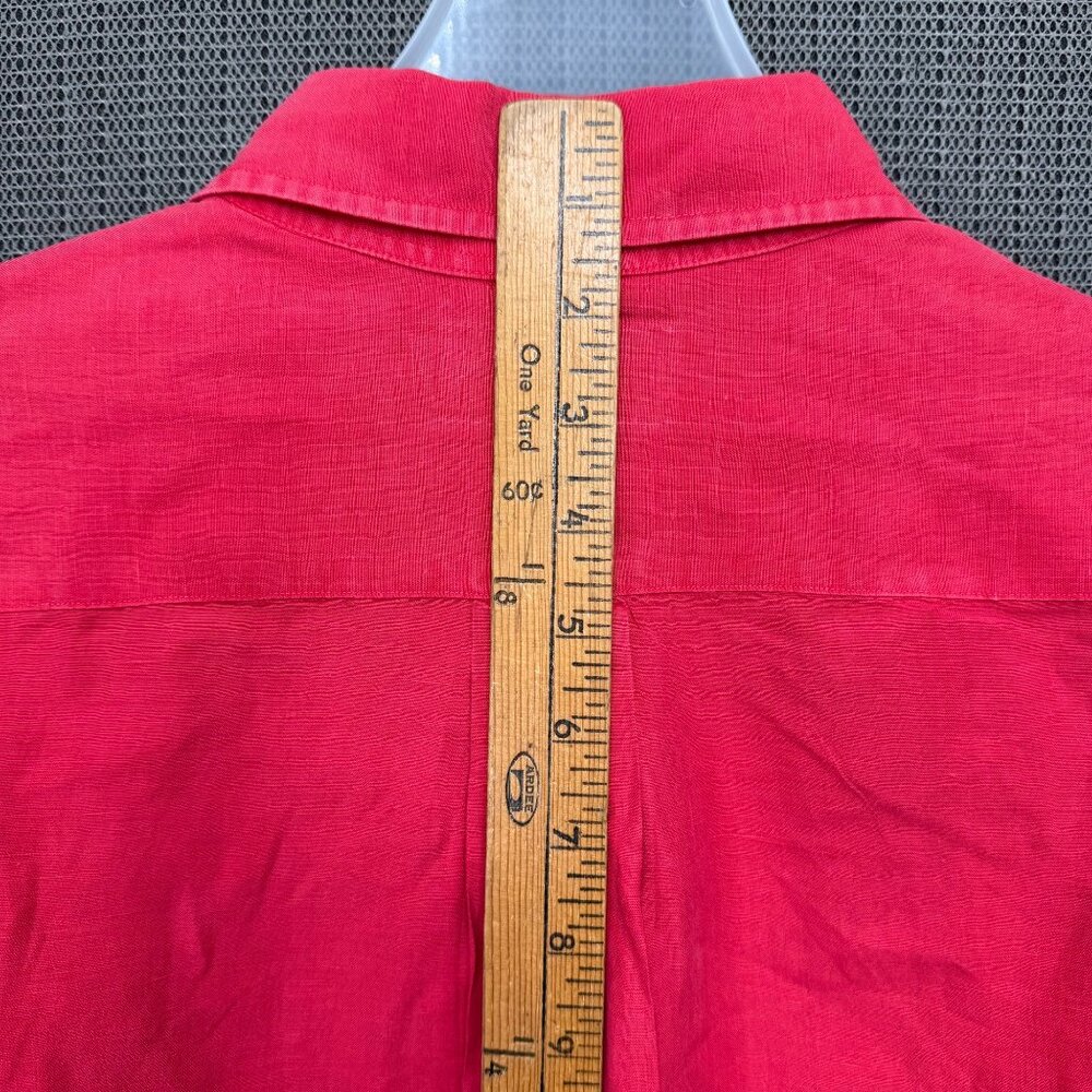 Polo Ralph Lauren Mens Size XXL Red Long Sleeve Button-Up Dress Shirt - Picture 6 of 9